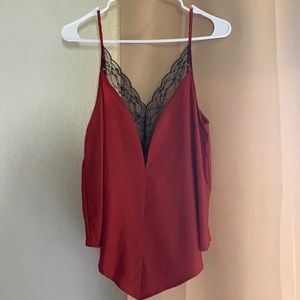 Zara TRF Collection Lace Trim Top